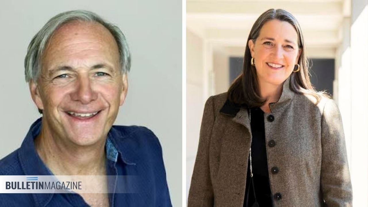 Ray Dalio and Patricia Poppe