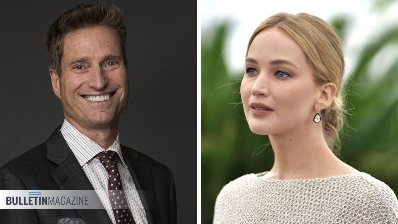 Jennifer Lawrence and Jim Taiclet