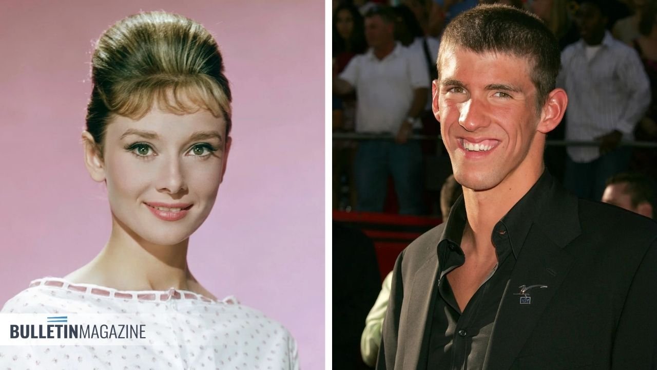 Michael Phelps and Audrey Hepburn