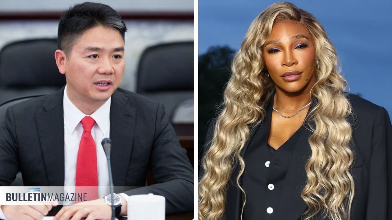 Richard Liu and Serena Williams