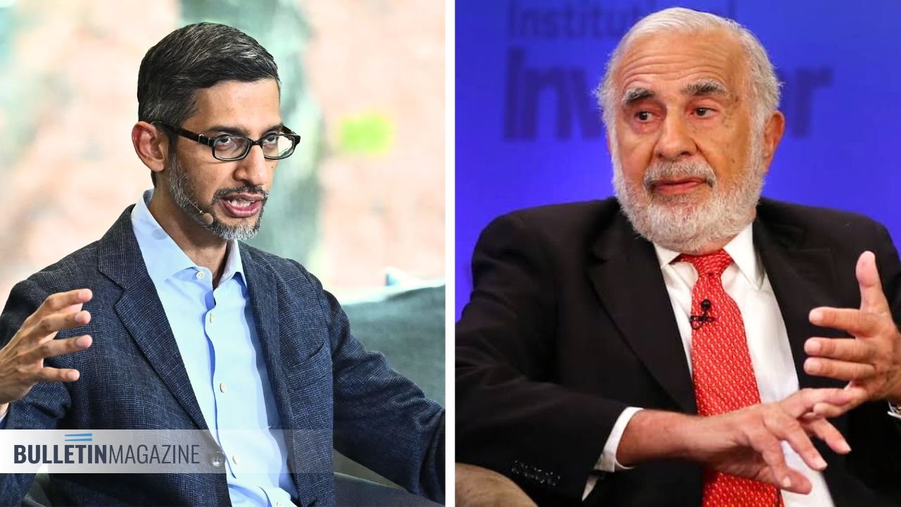 Sundar Pichai and Carl Icahn